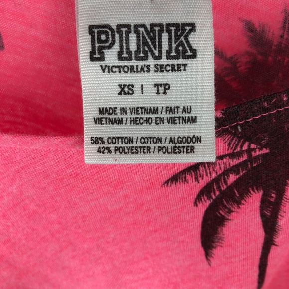 PINK VS Ombre Palm Tree Print Tank Top XS - Picture 2 of 3